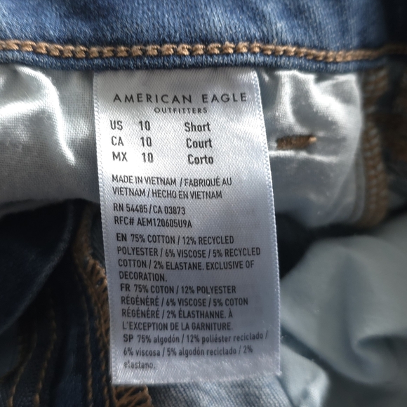 American Eagle Outfitters Blue Boot Cut Jeans Classic Denim - Picture 9 of 14